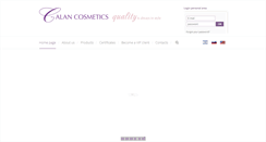 Desktop Screenshot of galancosmetics.com